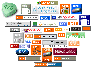 RSS icons, buttons and badges